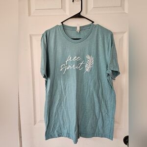 Bella Canvas Teal 'Free Spirit' Short Sleeve Tee